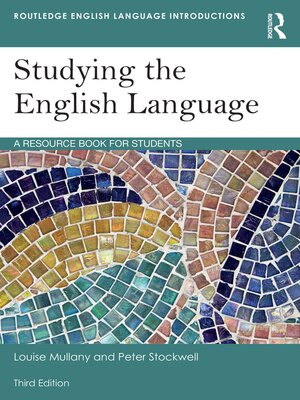 cover image of Studying the English Language
